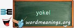 WordMeaning blackboard for yokel